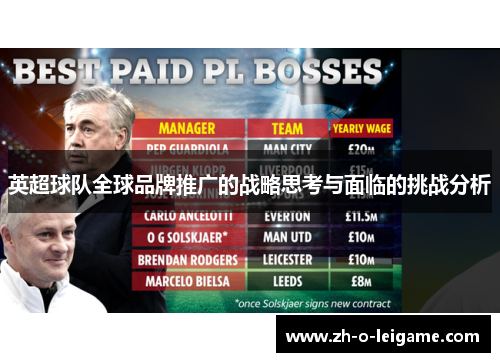 英超球队全球品牌推广的战略思考与面临的挑战分析